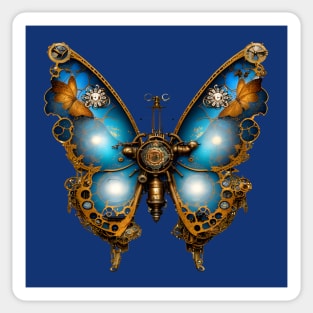 Steampunk Butterfly Sticker